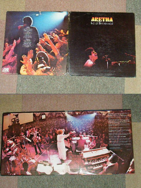 画像: ARETHA FRANKLIN ( With KING CURTIS, RAY CHARLES ) - LIVE AT FILLMORE WEST / 1971 US ORIGINAL "CAPITOL RECORDS CLUB Released " Used LP 