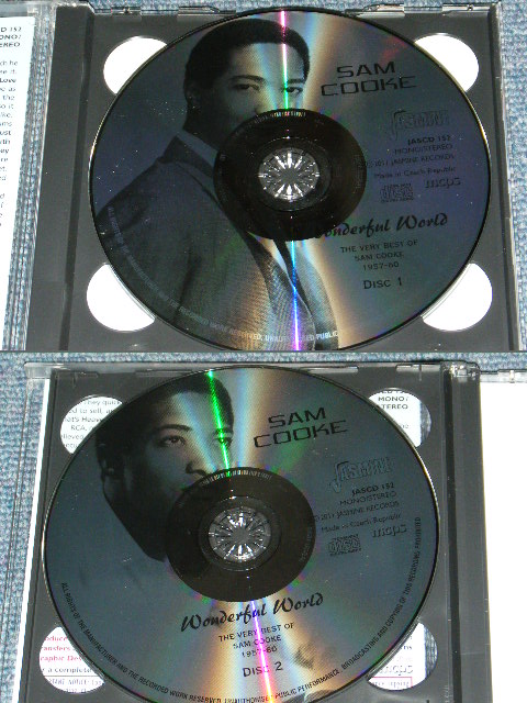 画像: SAM COOKE - WONDERFUL WORLD : THE VERY BEST OF SAM COOKE 1957-60 / 2011 UK/CZECH REPUBLIC Brand New 2 CD 