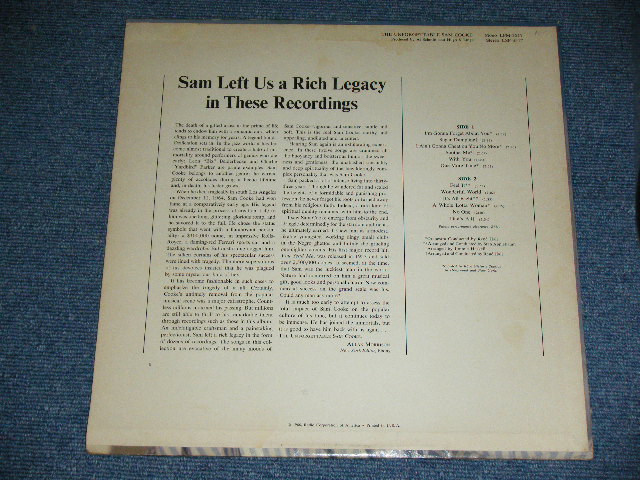 画像: SAM COOKE - THE UNFORGETTABLE ( Ex+/Ex++ ) / 1966 US America ORIGINAL MONO uSED LP 