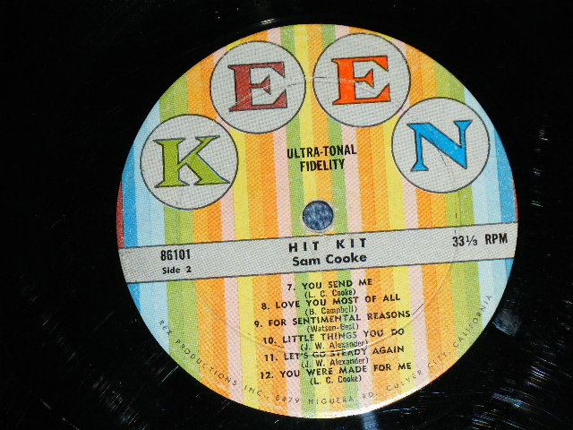 画像: SAM COOKE - HIT KIT / 1959 US ORIGINAL MONO Used LP  