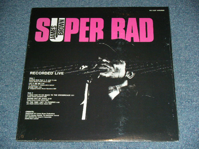 画像: JAMES BROWN - SUPER BAD / US AMERICA REISSUE "BRAND NEW SEALED" LP 