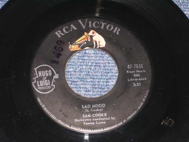 画像1: SAM COOKE - SAD MOOD / 1960 US ORIGINAL 7"SINGLE  
