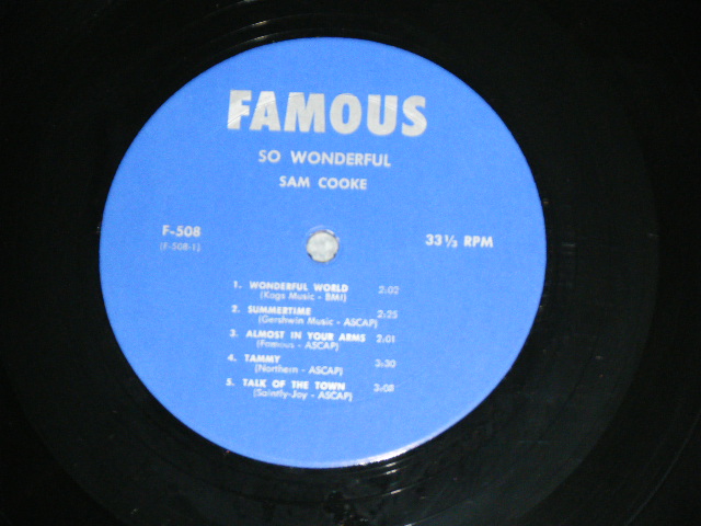 画像: SAM COOKE - SO WONDERFUL ( Ex/Ex+++ ) / 1969 US ORIGINAL MONO Used LP 