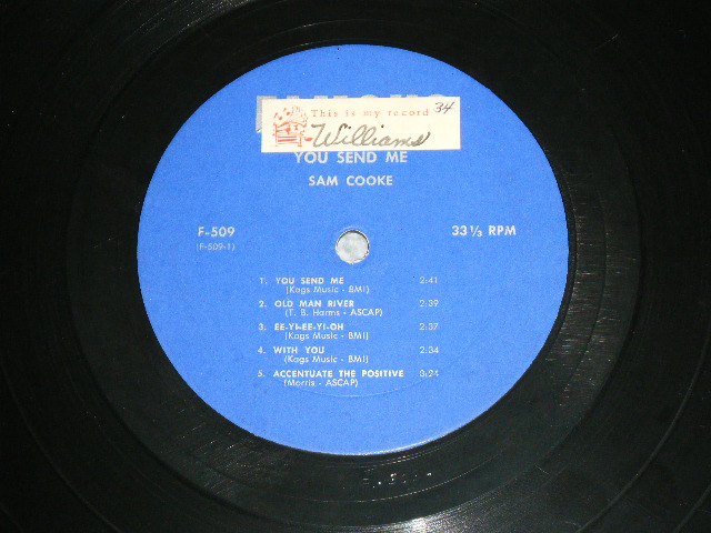 画像: SAM COOKE - YOU SEND ME ( VG+++/Ex- ) / 1969 US ORIGINAL MONO Used LP  