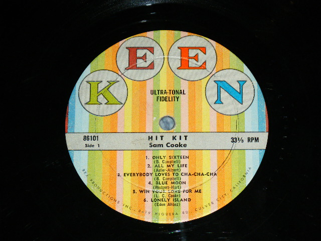 画像: SAM COOKE - HIT KIT / 1959 US ORIGINAL MONO Used LP  
