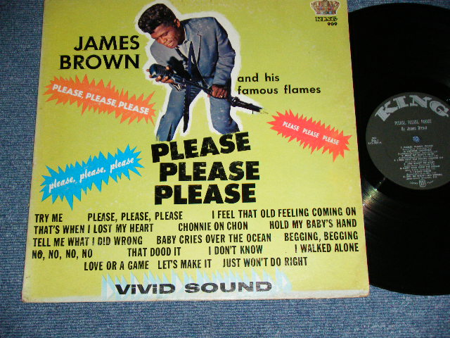 画像1: JAMES BROWN - PLEASE PLEASE PLEASE ( REISSUE ) / 1964 US REISSUE of 610,"Crown less" KING LABEL MONO Used LP  