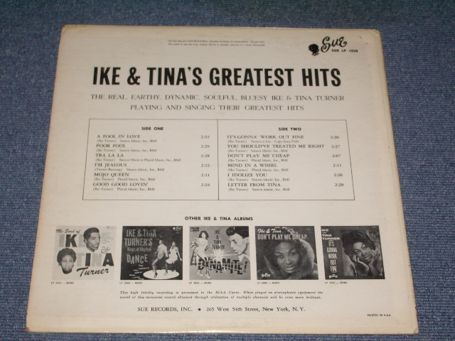 画像: IKE & TINA TURNER - THE GREATEST HITS OF / 1965 US ORIGINAL Mono LP  