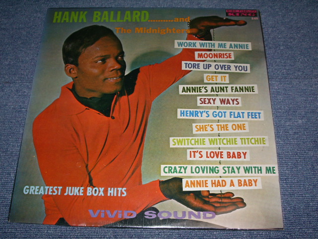 画像1: HANK BALLARD & THE MIDNIGHTERS - GREATEST JUKE BOX HITS/ 1990's MONO DENMARK REISSUE LP 