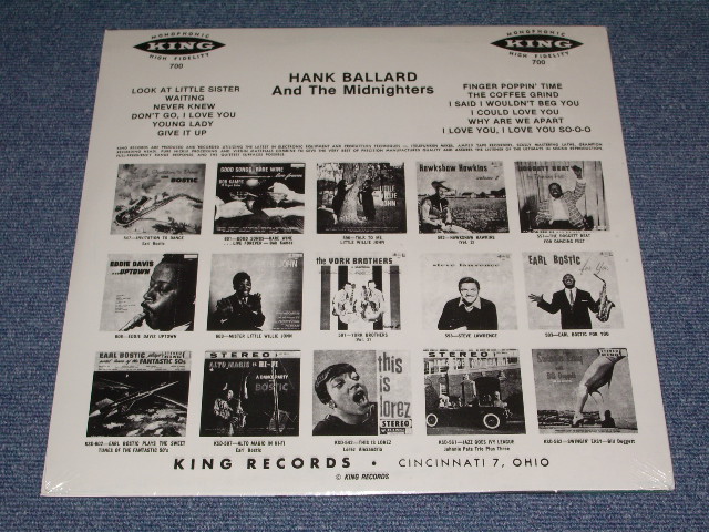 画像: HANK BALLARD & THE MIDNIGHTERS - MR.RHYTHM & BLUES/ 1990's MONO DENMARK REISSUE LP 