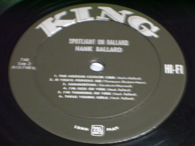 画像: HANK BALLARD & THE MIDNIGHTERS - SPOTLIGHT ON / 1961 MONO US ORIGINAL 