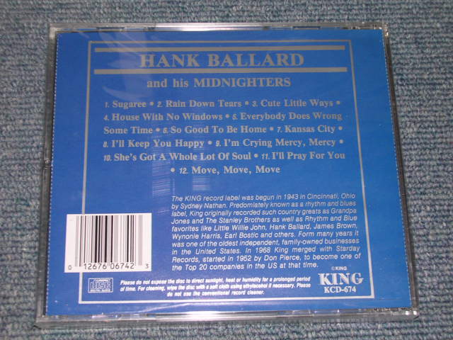 画像: HANK BALLARD & THE MIDNIGHTERS - THE ONE AND ONLY / 1990s USA SEALED CD  