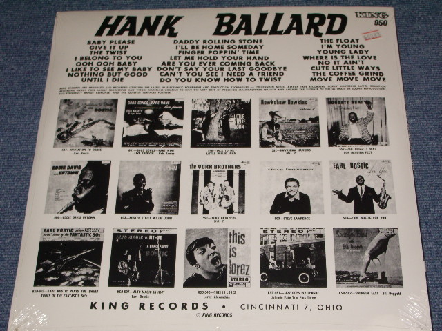 画像: HANK BALLARD & THE MIDNIGHTERS - 24 HIT TUNES / 1990'S  MONO US REISSUE LP  