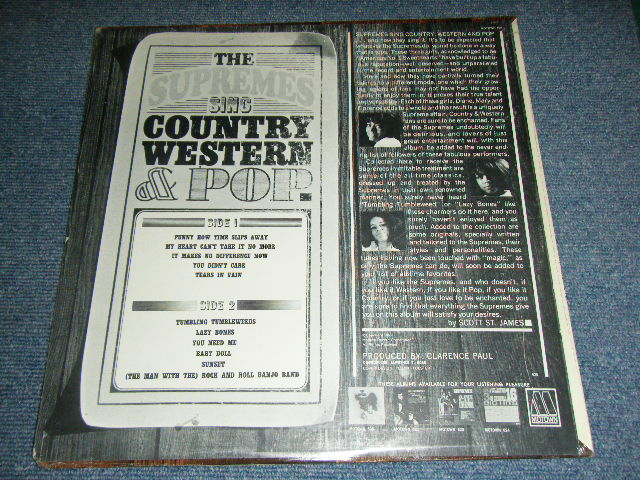 画像: THE SUPREMES - SING COUNTRY WESTERN & POP / 1965 US ORIGINAL STEREO Brand New Sealed LP  