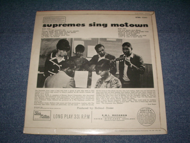 画像: THE SUPREMES - SINGS MOTOWN / 1967 UK ORIGINAL STEREO LP  