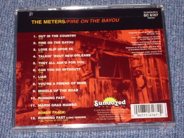 画像: THE METERS - FIRE ON THE BAYOU / 2000 US "BRAND NEW SEALED" CD  
