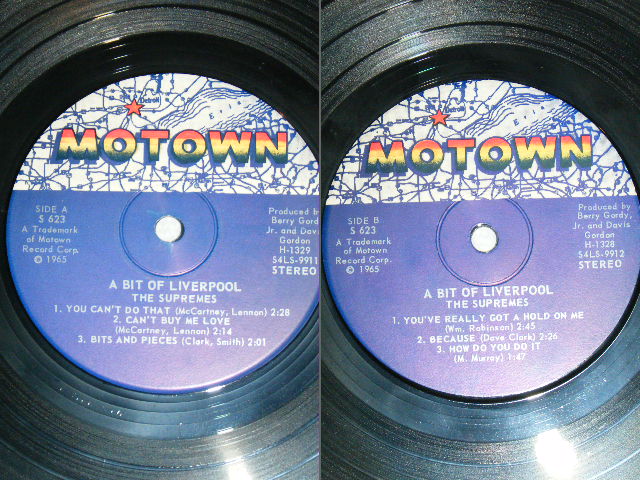 画像: SUPREMES - A BIT OF LIVERPOOL ( EP ) / 1965 US ORIGINAL 33rpm 7"EP 