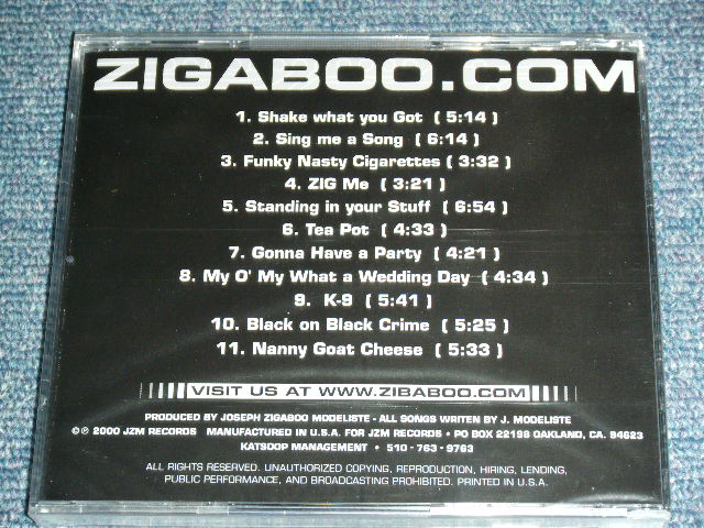 画像: ZIGABOO MODELISTE ( THE METERS ) - ZIGABOO.COM / 2000 US ORIGINAL BRAND New SEALED CD  