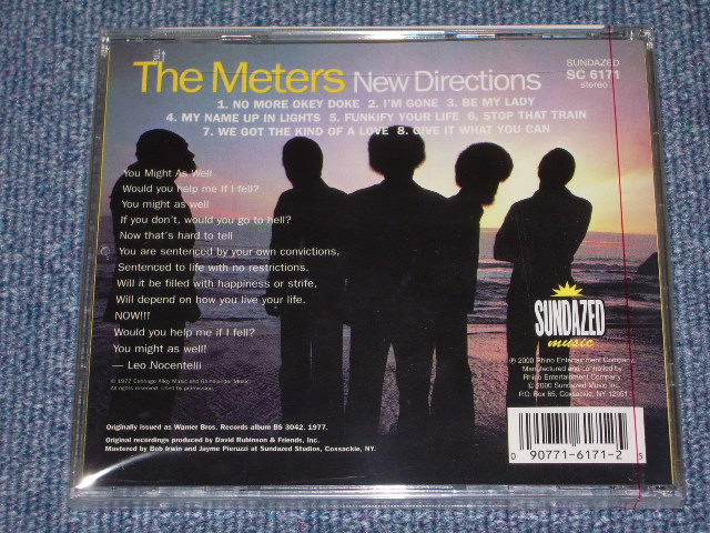 画像: THE METERS - NEW DIRECTIONS / 2000 US "BRAND NEW SEALED" CD  