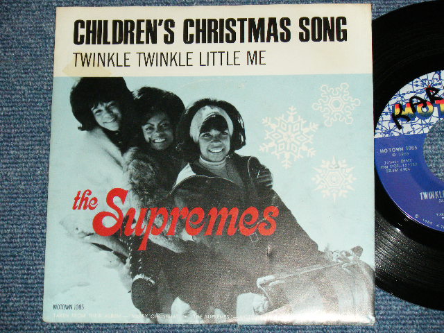 画像1: SUPREMES - CHILDREN'S CHRISTMAS SONG / 1965 US ORIGINAL 45rpm 7"Single With PICTURE SLEEVE 