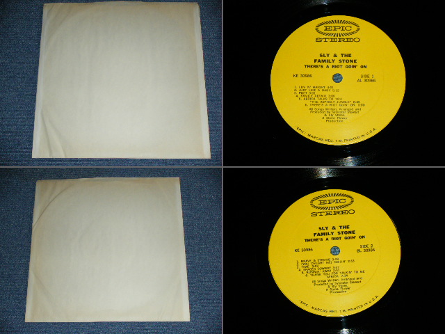 画像: SLY & THE FAMILY STONE - THERE'S A RIOT GOIN' ON ( Ex+/Ex+,Ex++ ) / 1971 US AMERICA ORIGINAL Used LP 