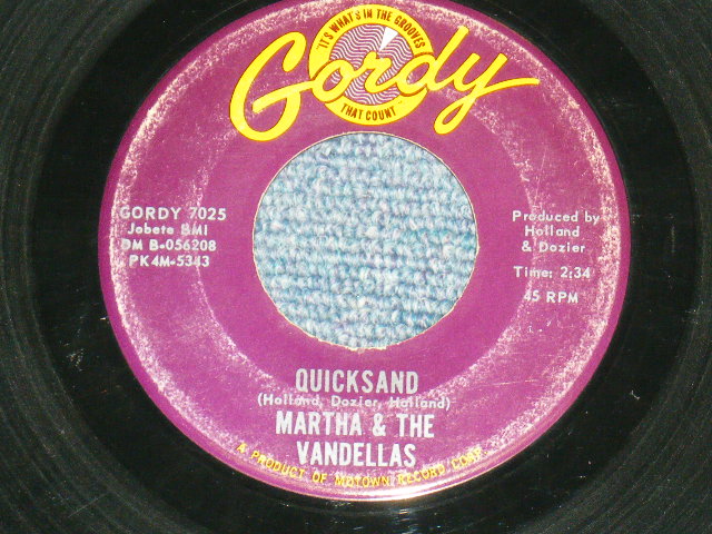 画像: MARTHA & THE VANDELLAS - COME AND GET THESE MEMORRIES / 1963 US ORIGINAL 7" Single  