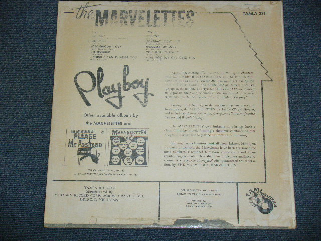 画像: THE MARVELETTES - PLAYBOY / 1962 US ORIGINAL WHITE LABEL PROMO MONO LP  