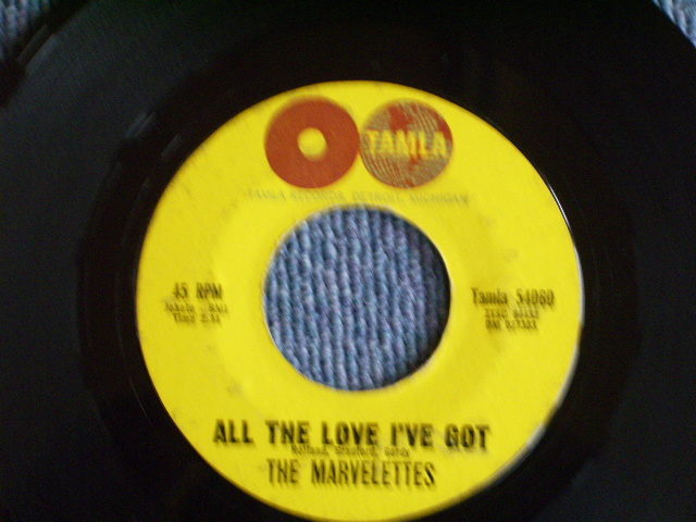 画像: THE MARVELETTES - A)AS LONG AS I KNOW HE'S MINE  B)LITTLE GIRL BLUE  (VG+++/VG+++)/ 1963  US ORIGINAL Used  45rpm 7"Single  
