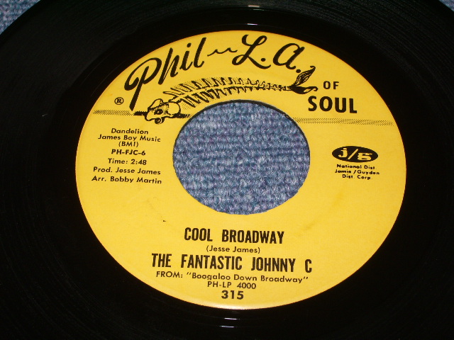 画像1: FANTASTIC JOHNNY C - COOL BROADWAY / 1968 US ORIGINAL 7 