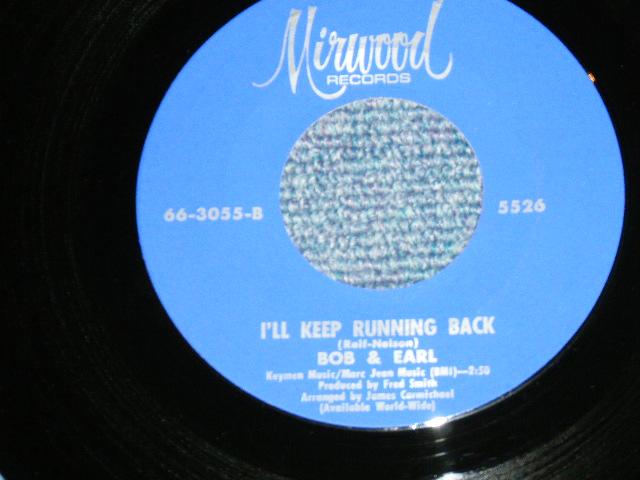 画像: BOB and EARL - BABY, YOUR TIME IS MY TIME / 1960's US ORIGINAL 7" Single  