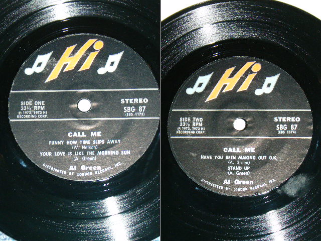 画像: AL GREEN - CALL ME (JUKEBOX EP) (NEW) / 1973 US AMERICA ORIGINAL "BRAND NEW" 45rpm 7"EP 