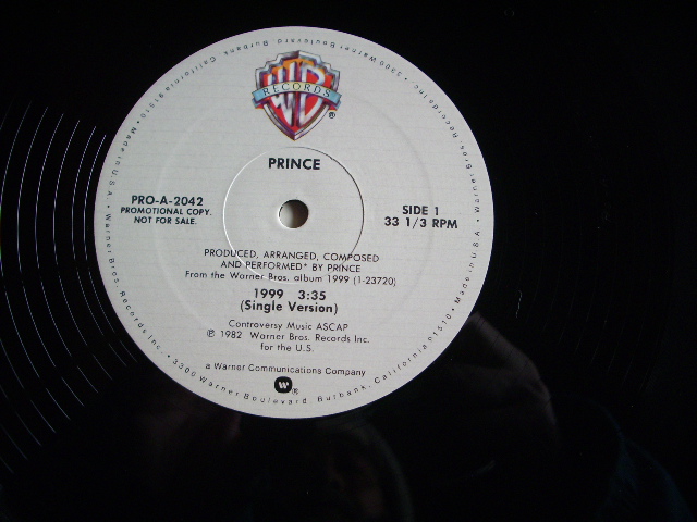 画像: PRINCE - 1999 / 1982 US ORIGINAL PROMO ONLY 12"  