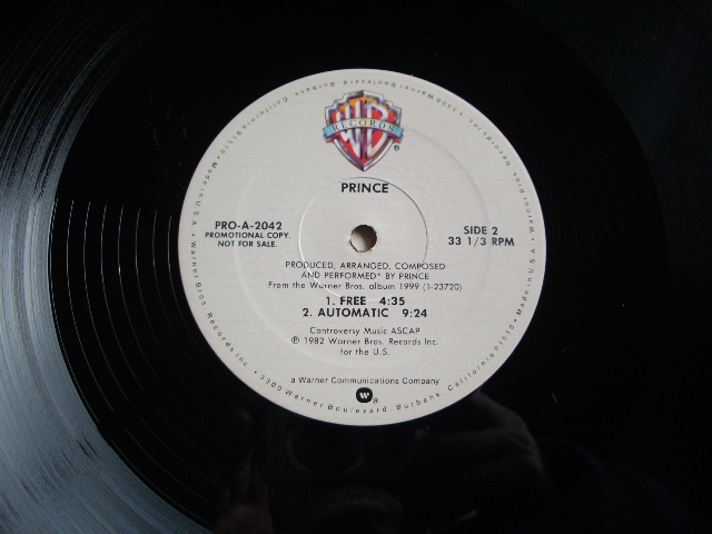 画像: PRINCE - 1999 / 1982 US ORIGINAL PROMO ONLY 12"  