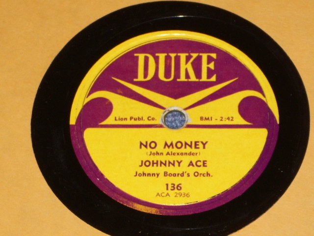 画像: JOHNNY ACE With JOHNNY OTIS SHOW - PLEDGING MY LOVE / US ORIGINAL 78rpm SP 