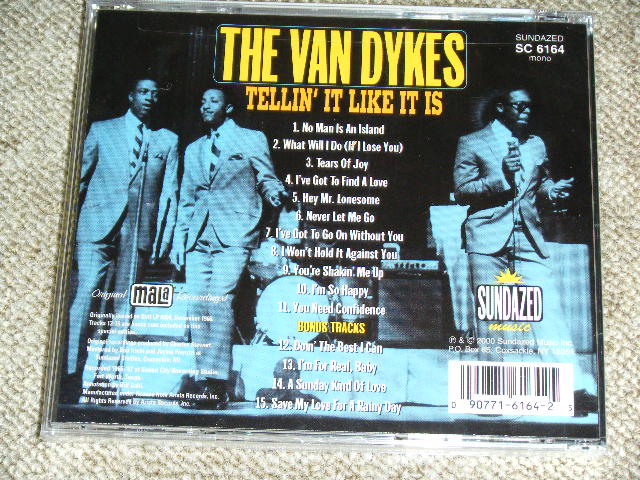 画像: THE VAN DYKES - TELLIN' IT LIKE IT IS / 2000 US Brand New SEALED CD  