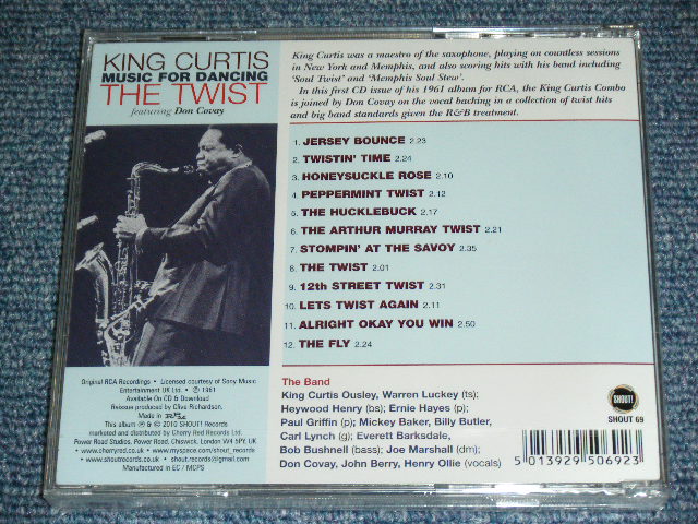 画像: KING CURTIS - MUSIC FOR DANCING THE TWIST / 2010 EU Brand New Sealed CD  