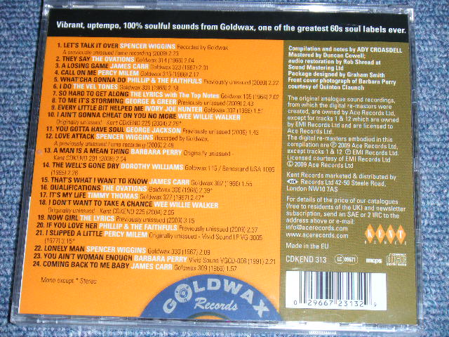 画像: V.A. OMNIBUS - GOLDWAX NORTHYERN SOUL / 2009 UK ORIGINAL Brand New Sealed CD  