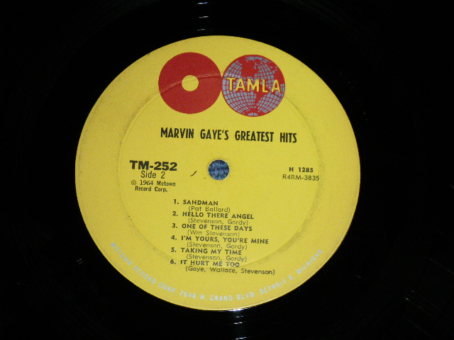 画像: MARVIN GAYE - GREATEST HITS ( Ex++/Ex+,Ex+++ )  / 1964 US AMERICA ORIGINAL   MONO Used LP  