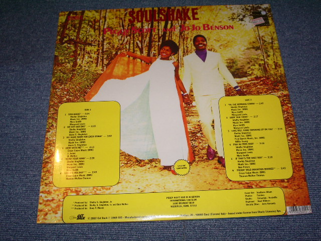 画像: PEGGY SCOTT & JO JO BENSON - SOULSHAKE / 2002 ITALY Reissue 180 glam Heavy Weight Sealed LP Out-Of-Print  