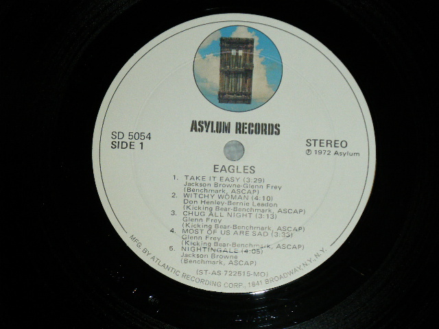 画像: EAGLES - EAGLES  (1st Album with GATE FOLD Cover: Ex++/Ex+++ Looks:Ex+) / 1972 US AMERICA ORIGINAL "1st Press GATE FOLD Cover & 1841 Credit Label" Used LP 