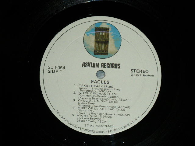 画像: EAGLES - EAGLES  (1st Album with GATE FOLD Cover: Ex/Ex+++ Looks:Ex+) / 1972 US AMERICA ORIGINAL "1st Press GATE FOLD Cover & 1841 Credit Label" Used LP 
