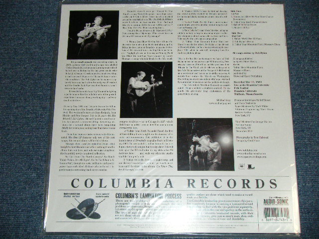 画像: BOB DYLAN -  IN CONCERT : BRANDIES UNIVERSITI 1963  / 2011 US ORIGINAL "180 Gram Heavy Weight" "BRAND NEW SEALED" LP 