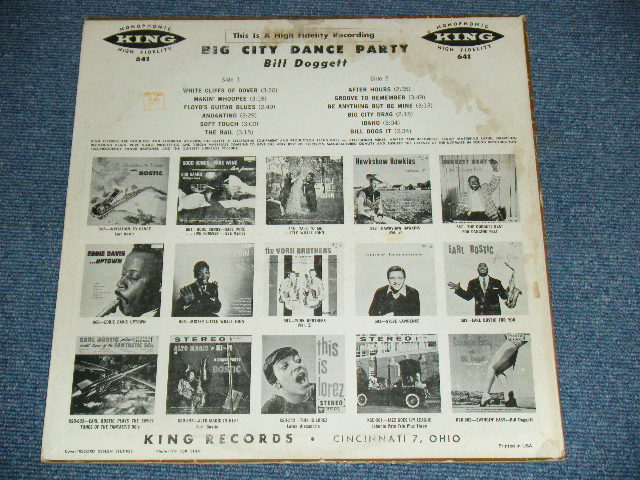 画像: BILL DOGGETT - BIG CITY DANCE PARTY( Ex+,VG+++/Ex++ ) / 1959 US ORIGINAL MONO Used LP 