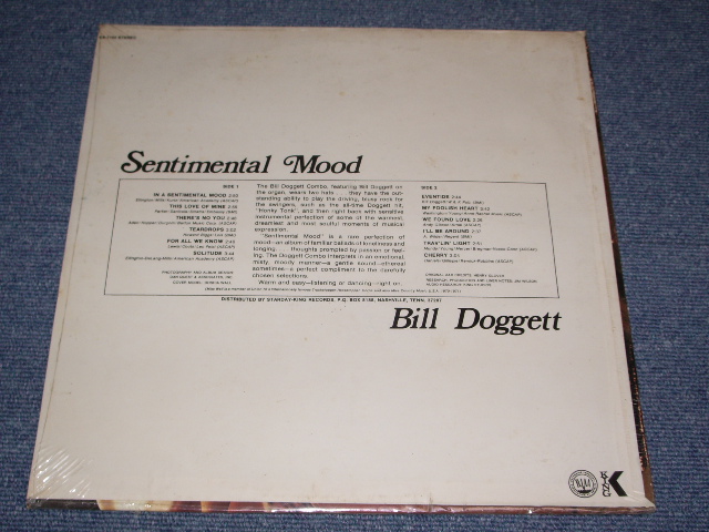 画像: BILL DOGGETT -  SENTIMENTAL MOOD (Ex++/Ex+++) / 1970 US AMERICA ORIGINAL Used LP 