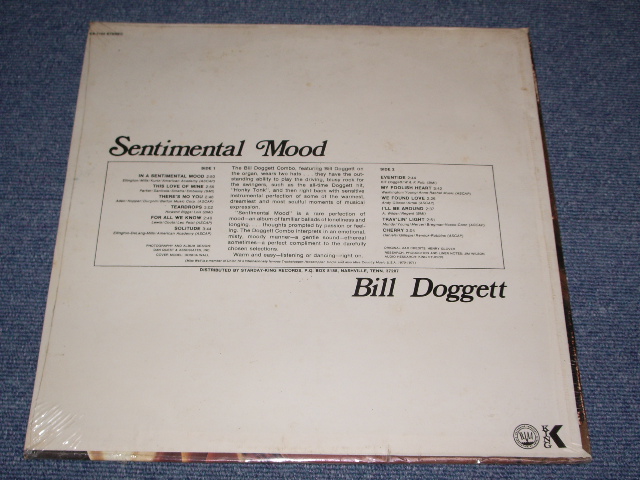 画像: BILL DOGGETT -  SENTIMENTAL MOOD / 1970  US AMERICA ORIGINAL　”"BRAND NEW SEALED" LP 