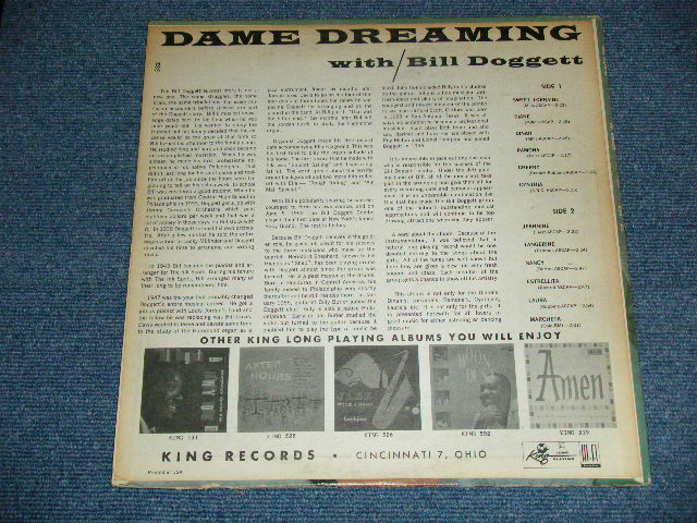 画像: BILL DOGGETT - DAME DREAMING ( VG+++/E++ )  / 1958  US ORIGINAL MONO Used LP 