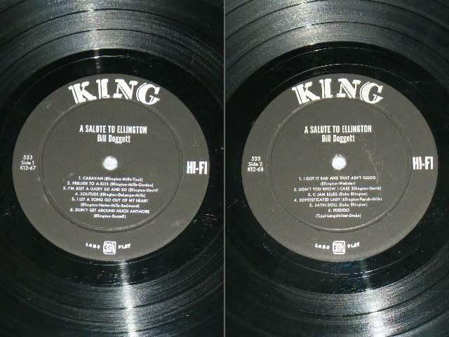 画像: BILL DOGGETT - A SALUTE TO ELLINGTON / 1958   US ORIGINAL MONO Used LP 