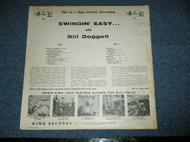 画像: BILL DOGGETT -  SWINGIN' EASY WITH BILL DOGGETT ( VG+++/E- ) / 1959 US AMERICA ORIGINAL MONO Used LP 