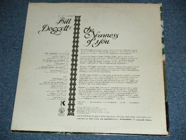 画像: BILL DOGGETT -  THE NEARNESS OF YOU / 1970 US AMERICA ORIGINAL Used LP 
