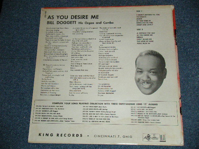 画像: BILL DOGGETT -AS YOU DESIRE ME ( 2nd PRESS JACKET ) / 1960 US ORIGINAL MONO Used LP 
