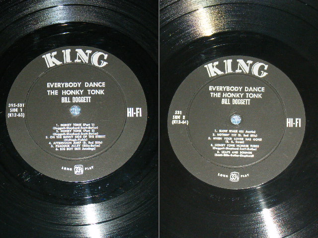 画像: BILL DOGGETT -  EVERYBODY DANCE THE HONKY TONK (Ex++/Ex++ Looks:Ex+++) / 1958  US AMERICA ORIGINAL "BLACK Label" MONO Used LP 